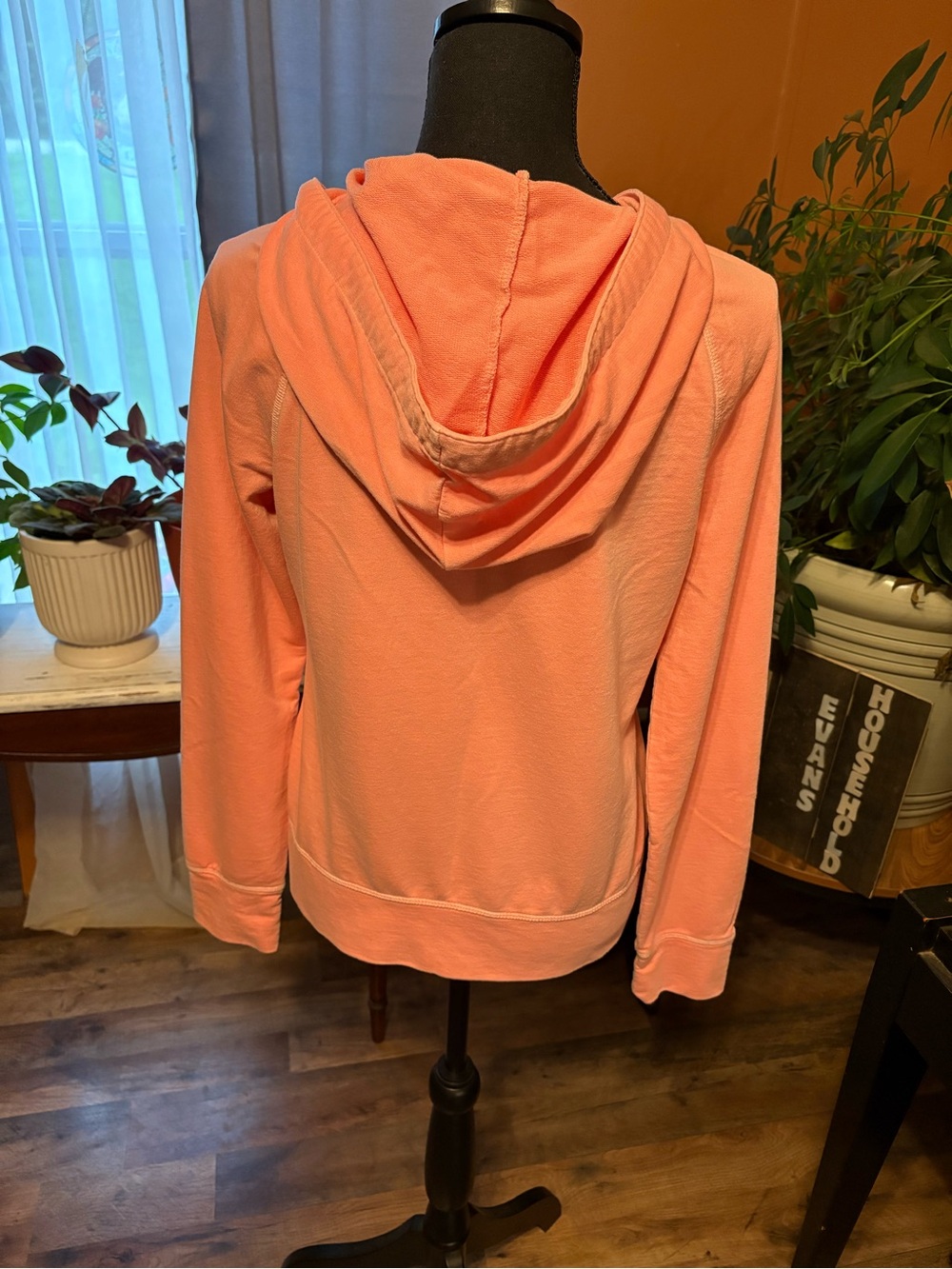 Gap Zip-Up Hoodie in Peach Sorbet - Picture 4 of 7